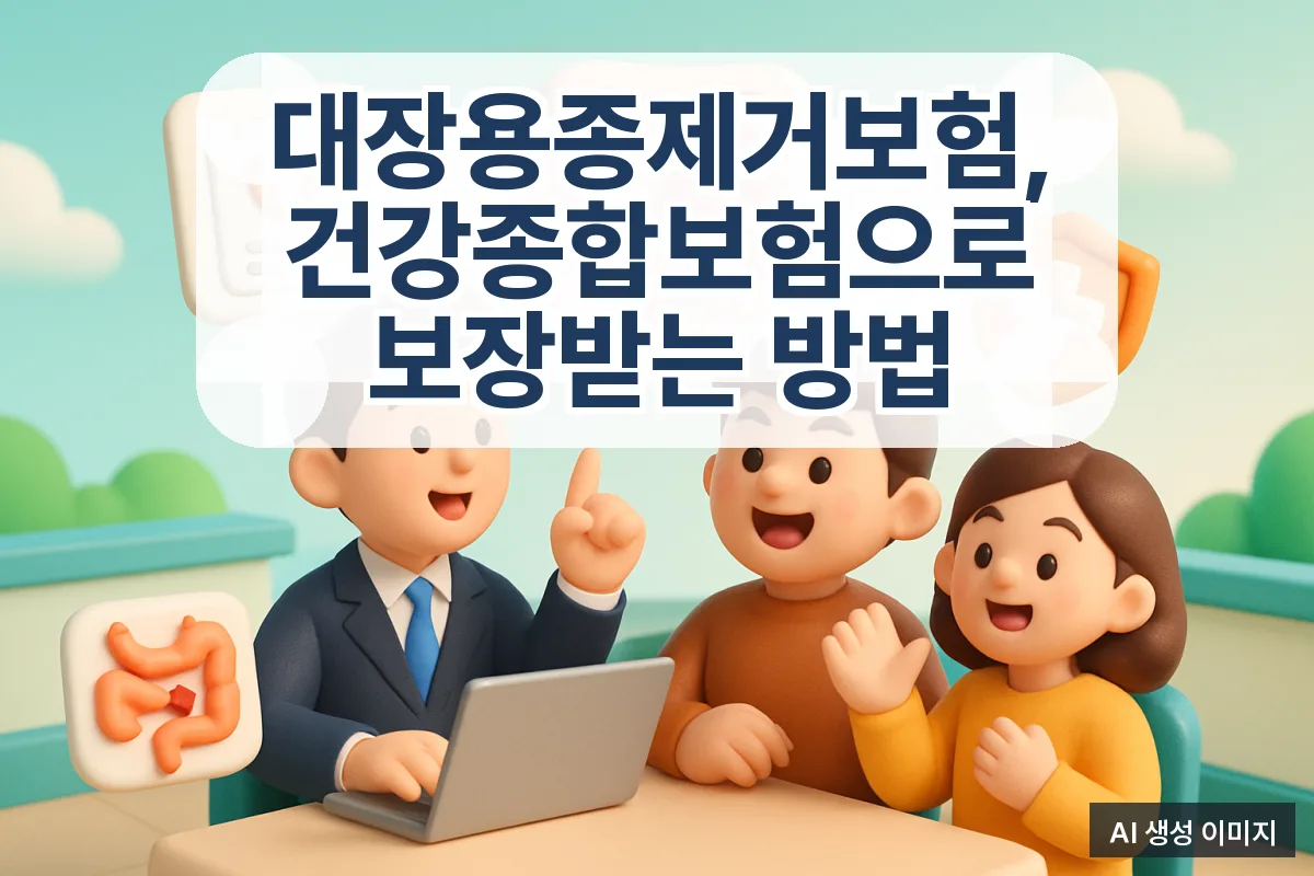 대장용종제거보험, 건강종합보험으로 보장받는 방법