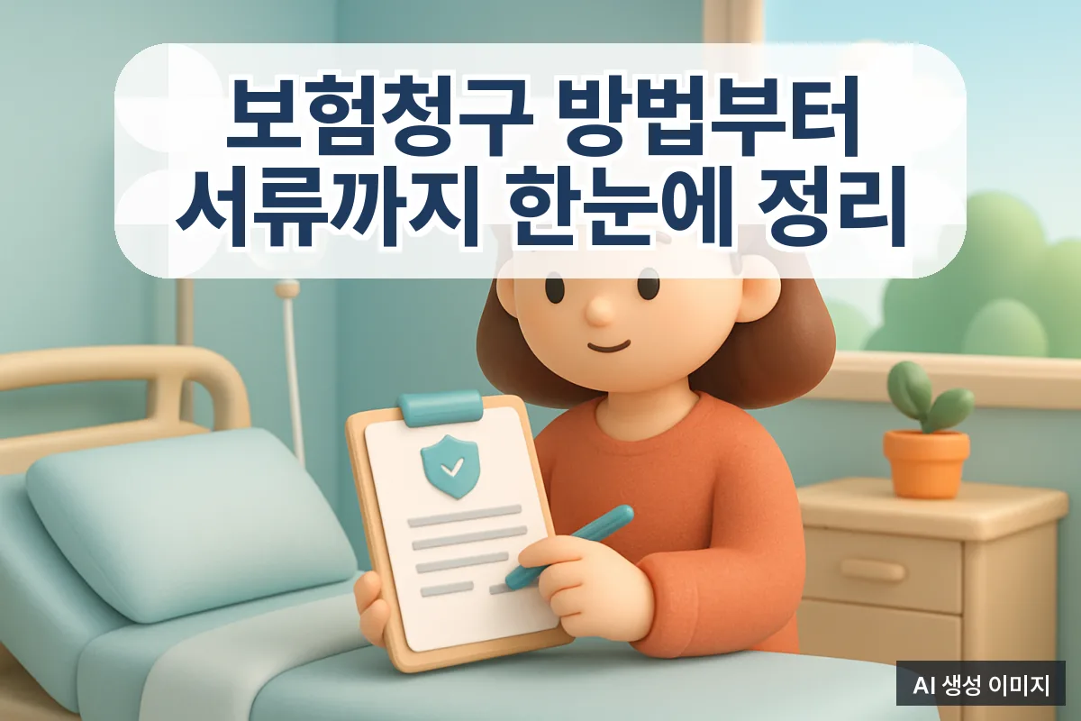 보험청구 방법부터 서류까지 한눈에 정리