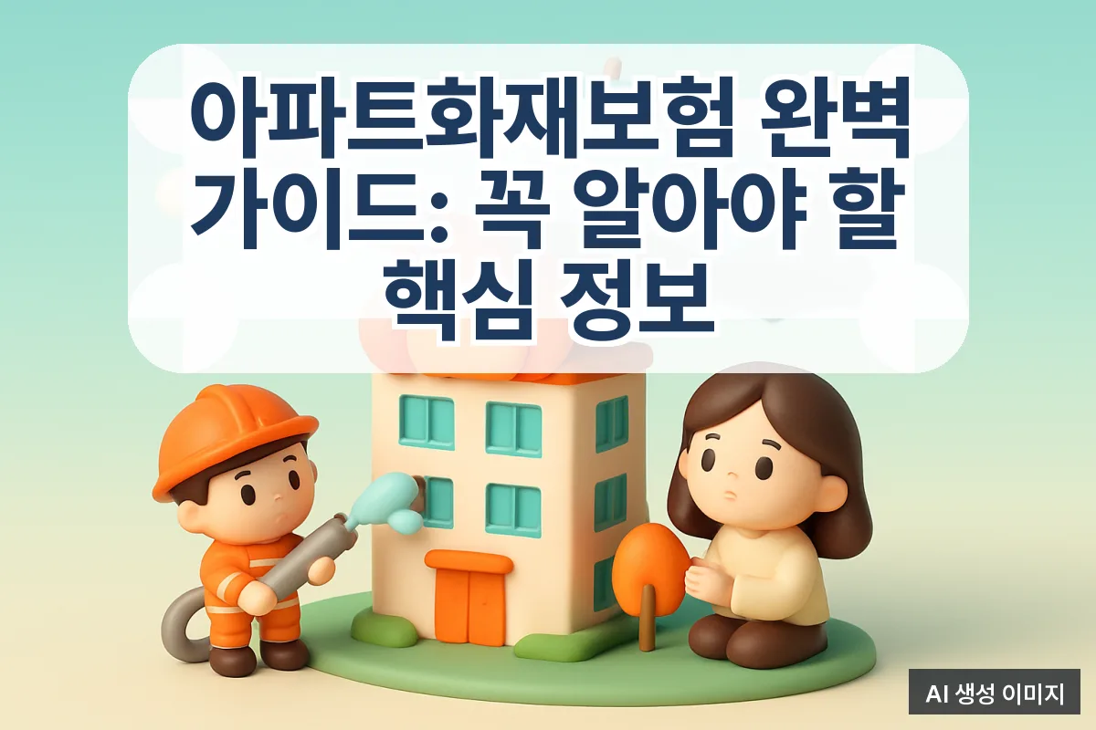 아파트화재보험 완벽 가이드: 꼭 알아야 할 핵심 정보