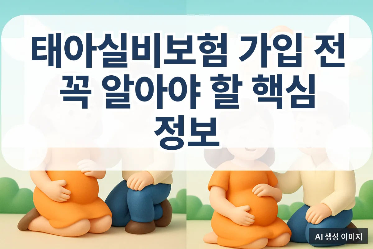 태아실비보험 가입 전 꼭 알아야 할 핵심 정보