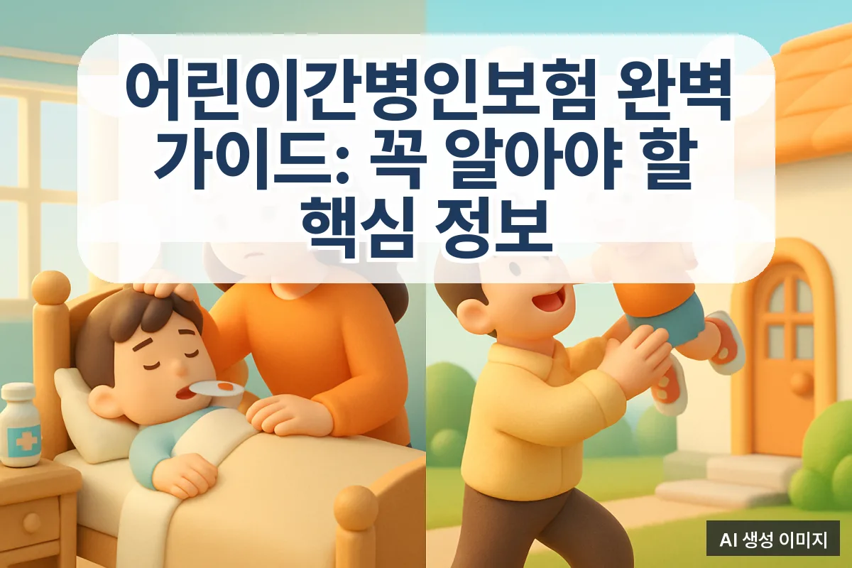 어린이간병인보험 완벽 가이드: 꼭 알아야 할 핵심 정보