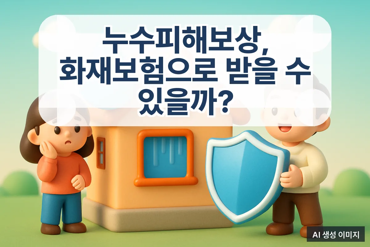 누수피해보상, 화재보험으로 받을 수 있을까?