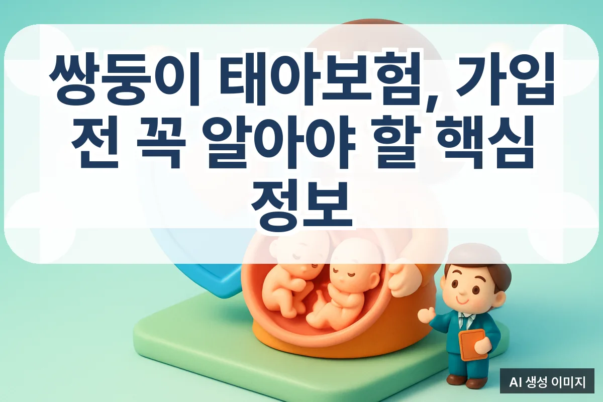 쌍둥이 태아보험, 가입 전 꼭 알아야 할 핵심 정보